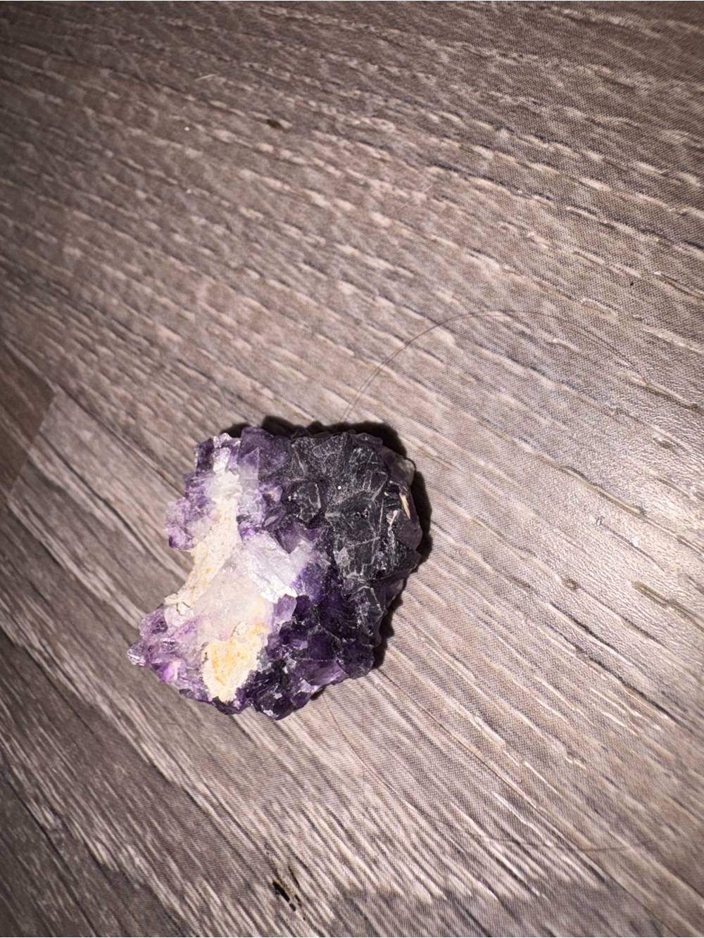 Natural Amethyst Crystal Cluster - Purple